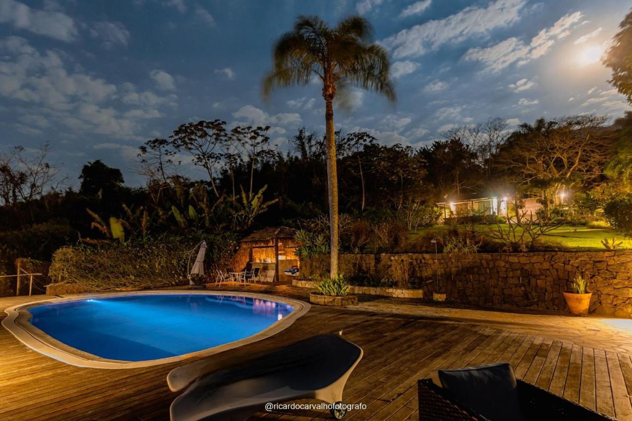 Sol-Lua Bangalo Com Uso Exclusivo Da Piscina Villa Ilhabela Bagian luar foto