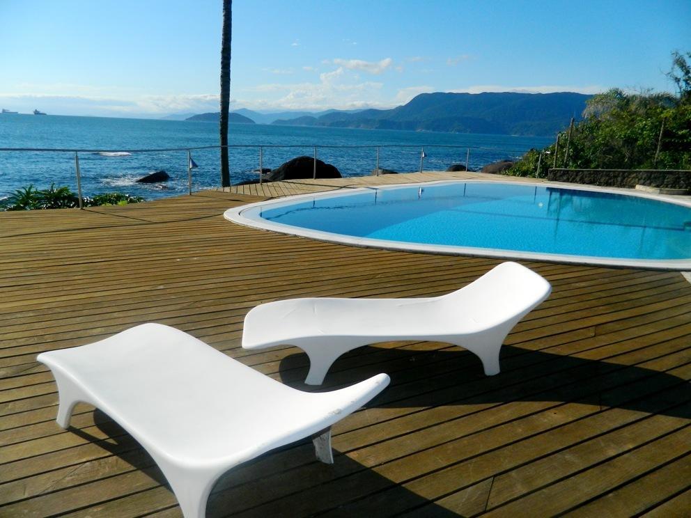 Sol-Lua Bangalo Com Uso Exclusivo Da Piscina Villa Ilhabela Bagian luar foto